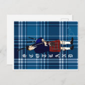 Schottland Bagpiper Postkarte (Vorne/Hinten)