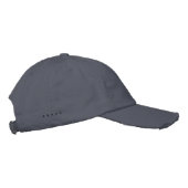 Schottland Blau mit King Custom Black Text Bestickte Baseballkappe (Rechts)