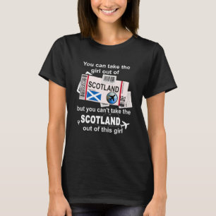 Schottland Boarding Pass Schottland Girl Schottlan T-Shirt