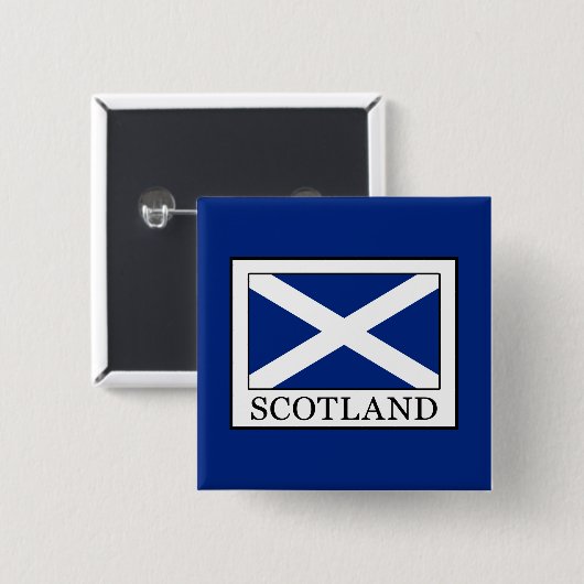 Schottland Button (Vorne & Hinten)
