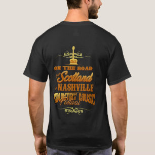 Schottland Countrymusikzum fest-Shirt Nashvilles T-Shirt