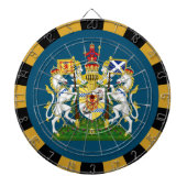 Schottland Dartboard & Flag Darts / Spielbrett Dartscheibe (vorne)
