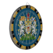 Schottland Dartboard & Flag Darts / Spielbrett Dartscheibe (Vorderseite Links)