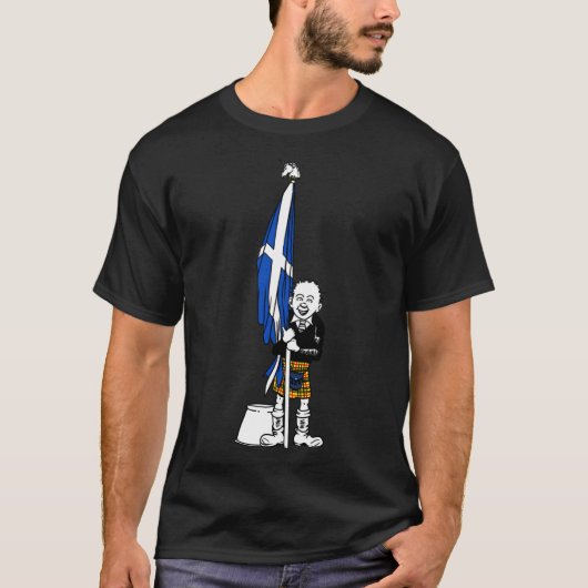 Schottland das tapfere Mädchen T-Shirt (Vorderseite)