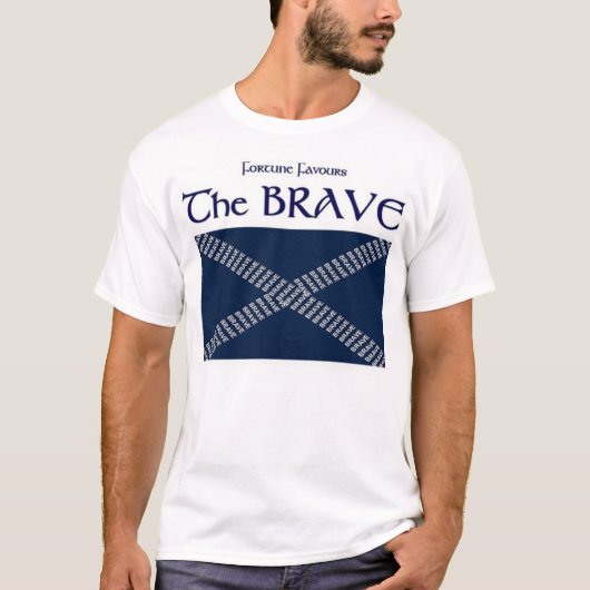 Schottland das tapfere T-Shirt (Vorderseite)