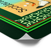 Schottland, der Geburtsort des Golfs Poster (Ecke)