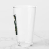 Schottland-Design: Hochland-Kuh, Burg und Landscha Glas (Links)