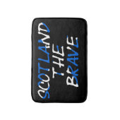 Schottland Die Brave auf der Flagge Schottlands Badematte (Vorderseite Vertikal)