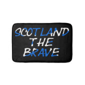 Schottland Die Brave auf der Flagge Schottlands Badematte (Vorderseite)