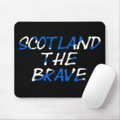 Schottland Die Brave auf der Flagge Schottlands Mousepad (Mit Mouse)