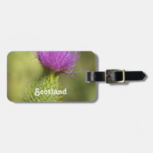 Schottland-Distel Gepäckanhänger