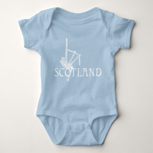 Schottland-Dudelsäcke, Scottish-Entwurf Baby Strampler (Vorderseite)
