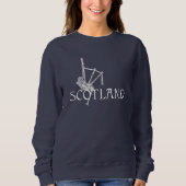 Schottland-Dudelsäcke, Scottish-Entwurf Sweatshirt (Vorderseite)