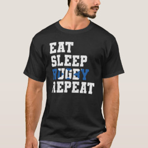 Schottland Eat Sleep Rugby Repeat Scottish Sport T-Shirt