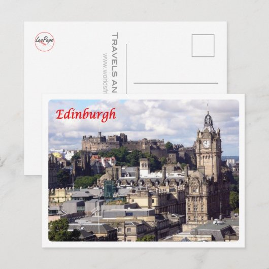 Schottland - Edinburgh - Postkarte (Vorne/Hinten)