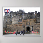 Schottland - Edinburgh - Schloss - Poster (Vorne)