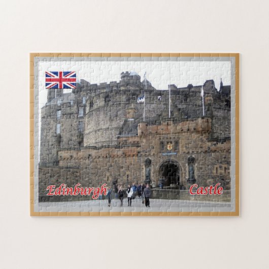 Schottland - Edinburgh - Schloss - Puzzle (Horizontal)