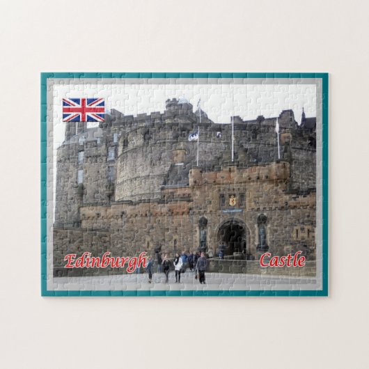 Schottland - Edinburgh - Schloss - Puzzle (Horizontal)