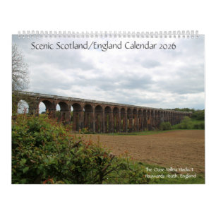 Schottland/England-Kalender 2026 mit landschaftlic Kalender