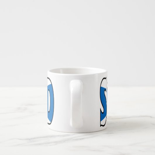 Schottland-Espresso Espressotasse (Rückseite)