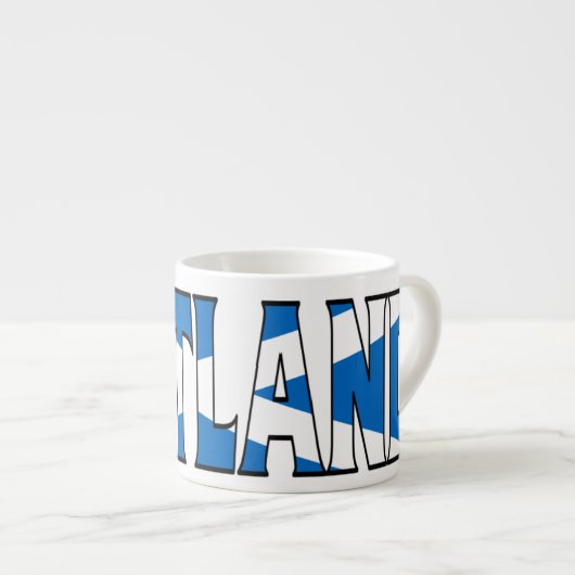 Schottland-Espresso Espressotasse (Vorderseite Rechts)