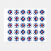 Schottland Etiketten (Blatt)