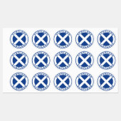 Schottland Etiketten (Blatt)