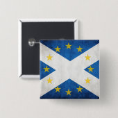 Schottland EU-Abzeichen Button (Vorne & Hinten)