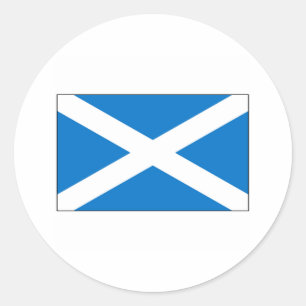Schottland FLAG International Runder Aufkleber