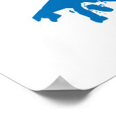 Schottland Flag Karte Vollgröße Poster (Ecke)