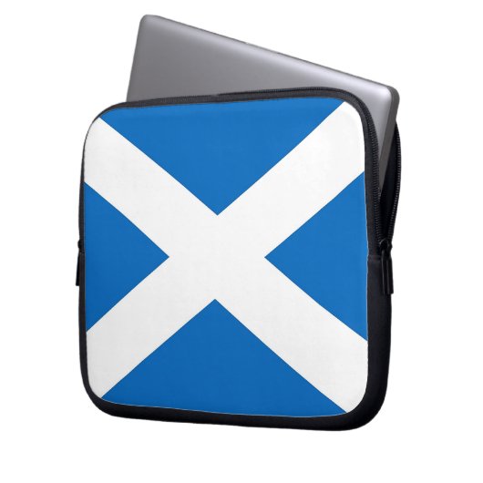 Schottland Flag Laptop Sleeve (Vorderseite Links)