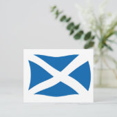 Schottland Flag Postcard Postkarte (Stehend Vorderseite)