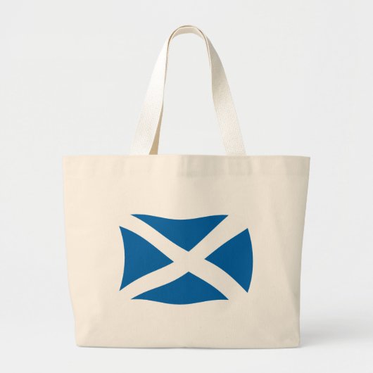 Schottland Flag Tote Bag Jumbo Stoffbeutel (Vorne)