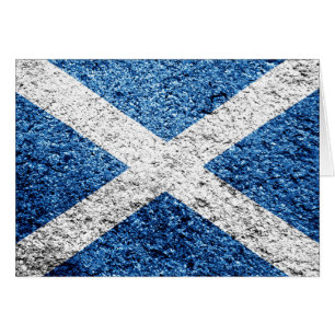 Schottland-Flagge abgenutzt