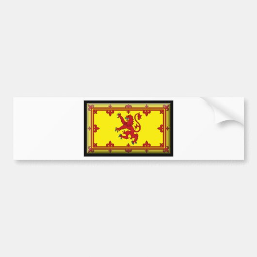 Schottland-Flagge Autoaufkleber (Vorne)