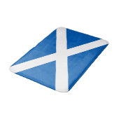 Schottland-Flagge Badematte (Schrägansicht)