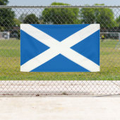 Schottland-Flagge Banner (Insitu)