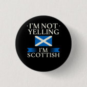 Schottland-Flagge Button (Vorderseite)