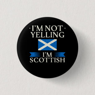 Schottland-Flagge Button