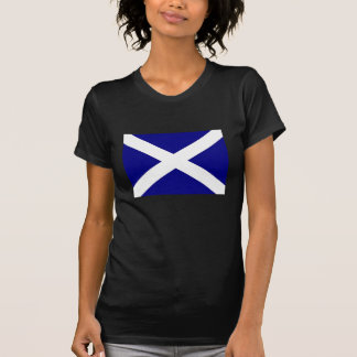 Schottland-Flagge dunkle T T-Shirt