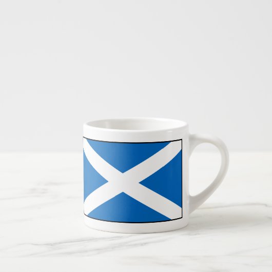 Schottland-Flagge Espressotasse (Rechts)