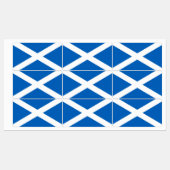 Schottland-Flagge Etiketten (Blatt)