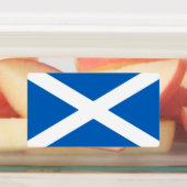Schottland-Flagge Etiketten (Befestigt)