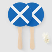 Schottland-Flagge Fächer (Vorne und Hinten)