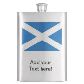 Schottland-Flagge Flachmann (Vorderseite)