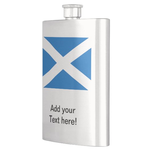 Schottland-Flagge Flachmann (Links)