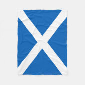 Schottland-Flagge Fleecedecke (Vorderseite)