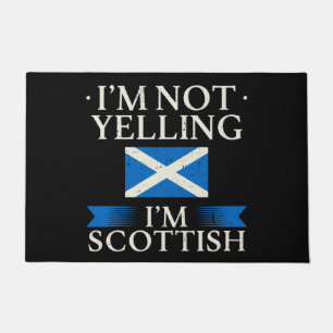 Schottland-Flagge Fußmatte