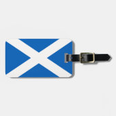 Schottland-Flagge Gepäckanhänger (Vorderseite horizontal)