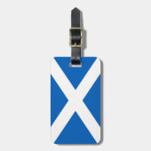 Schottland-Flagge Gepäckanhänger (Vorderseite vertikal)